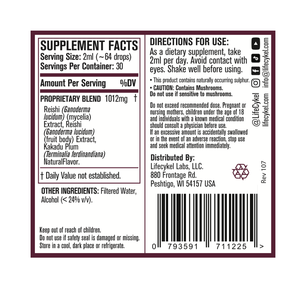 Reishi+ Liquid Double Extract